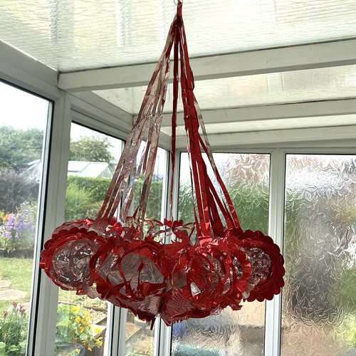 Vintage retro foil hanging - retro,