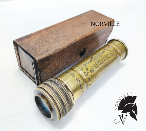 Antique brass kaleidoscope - brass,