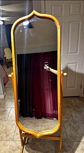 Arched cheval mirror - cheval,