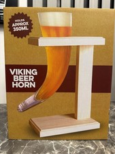 Viking Beer Horn Drinking