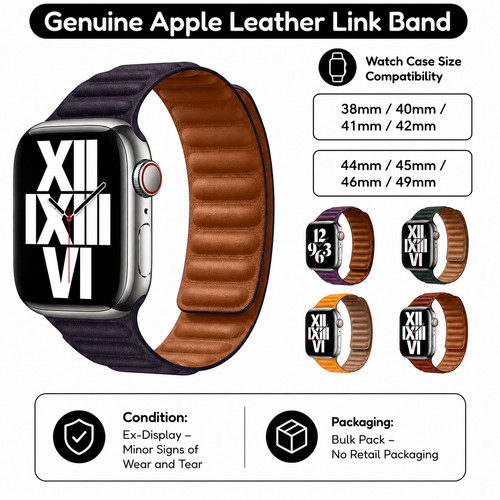 Genuine apple leather link - apple,