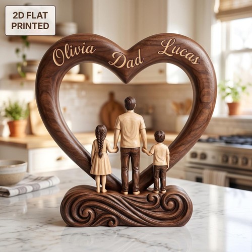 Personalized dad and - kids, 2d