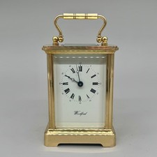 Woodford Brass Carriage Clock