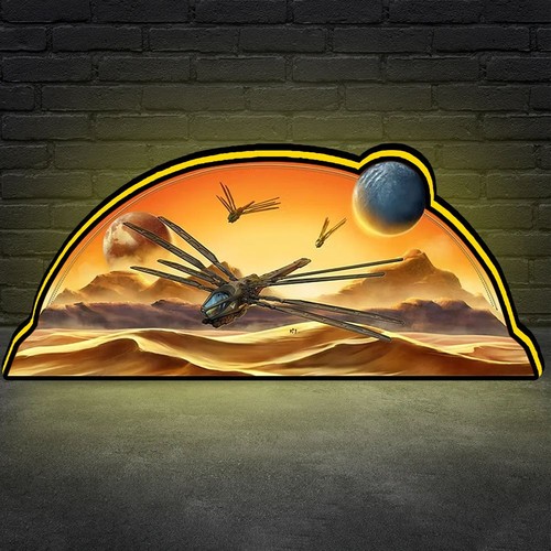 Dune pinball topper printed - dune,