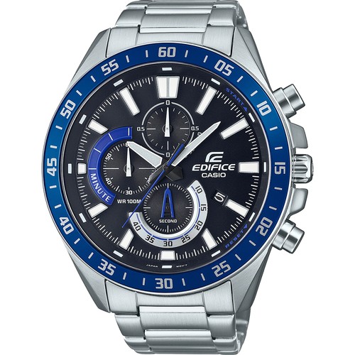 Casio silver mens chronograph - casio,