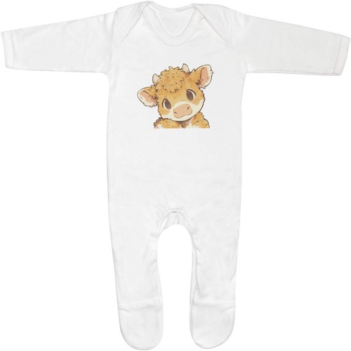 Cute baby cow romper - 'cute,