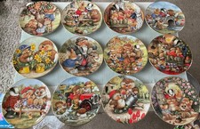 Beautiful set of 12 Royal Doulton Compton & Woodhouse Country Companions plates