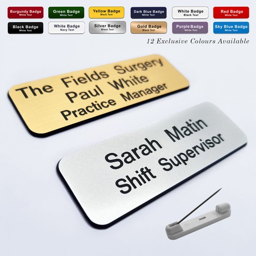 Pin custom engraved name - engraved,