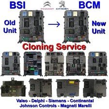 Peugeot Citroen Valeo Delphi Siemens Johnson Controls BSI (BCM) Cloning Service