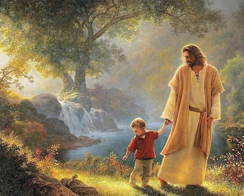 Jesus christ little child 8x10 - jesus,