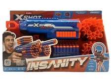 Zuru X-Shot Insanity Manic Dart Blaster – Foam Dart Gun Toy – NEW