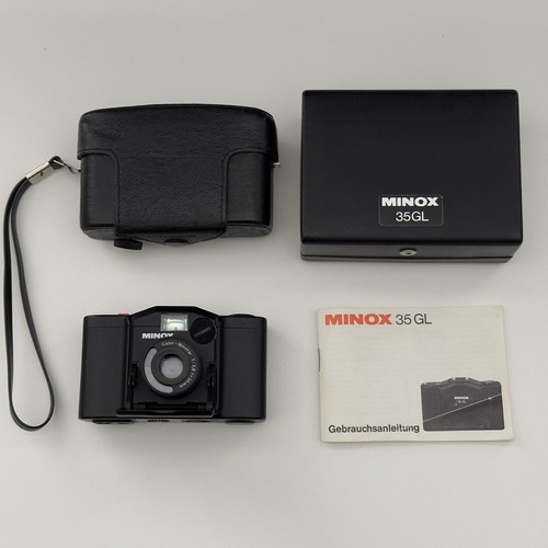 Minox camera with - minox, case