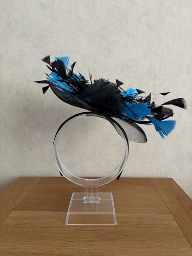 Black fascinator with - black,