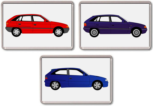 Fridge magnet vauxhall astra - magnet,