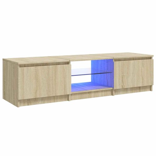 Cabinet with led - lights, tv