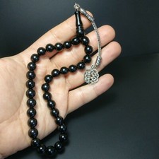 Jet Worry Beads Prayer Beads