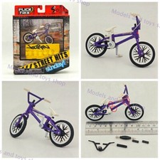 FLICK TRIX Street Hits Sunday! Finger Bike with Barrier Rare Toys Diecast Gift