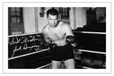 JACK DEMPSEY Signed Autograph