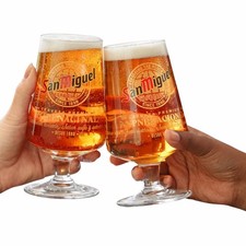 2x San Miguel Pint 20oz Beer