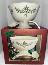 VTG Lenox Holiday Footed