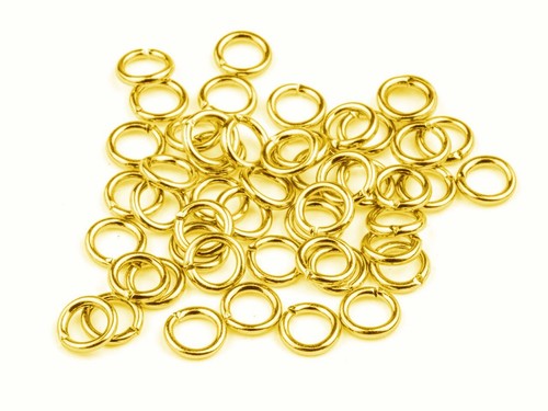9ct gold 5mm jump ring - jump, solid