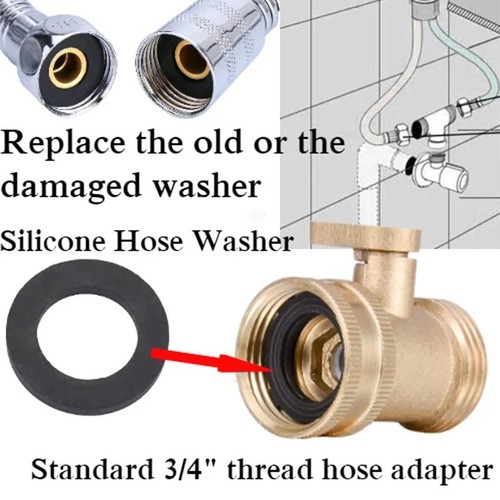 Rubber shower hose washers - rubber,