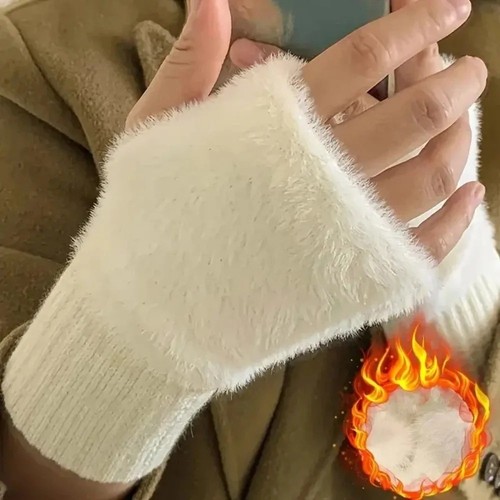 Thermal fingerless gloves - thermal,
