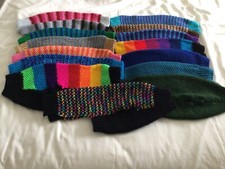 NEW, HAND KNIT MINIATURE DACHSHUND FUN JUMPERS, VARIOUS COLOURS