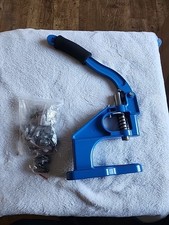 Manual Grommet Eyelet Machine DIY Hand Press Leathercraft Sewing Pressing Punch 