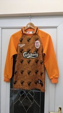 Vintage Liverpool 1996-97 Goalkeeper Football Shirt  Reebok - Adult Small 30/32