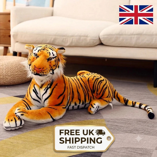 Extra large brown tiger plush - tiger,
