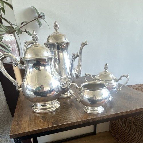 Mir silverplate tea coffee pot - mir,