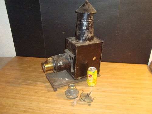 Lantern slide projector with - slide,