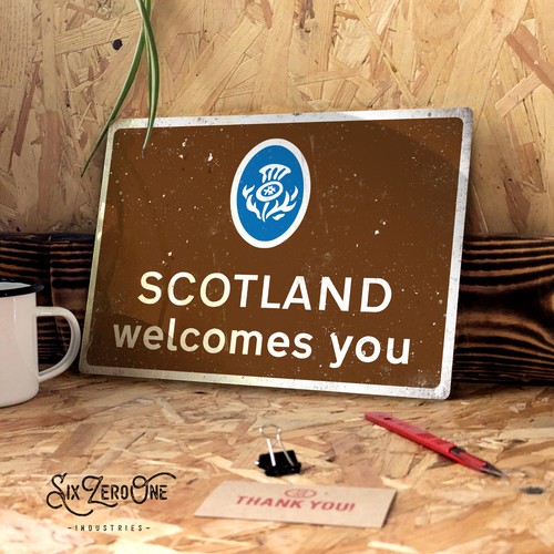Scotland welcomes you - , metal