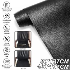 PU Leather Self Adhesive Patches Stick-on Couch Tear Fix Hole Sofa Repair Patch