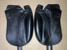 5 DAY TRIAL✅ WOW Saddle Flaps 🐴 Dressage Fixed Block : Black