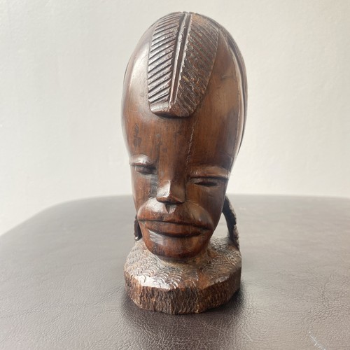 African wood carved tribal - african,