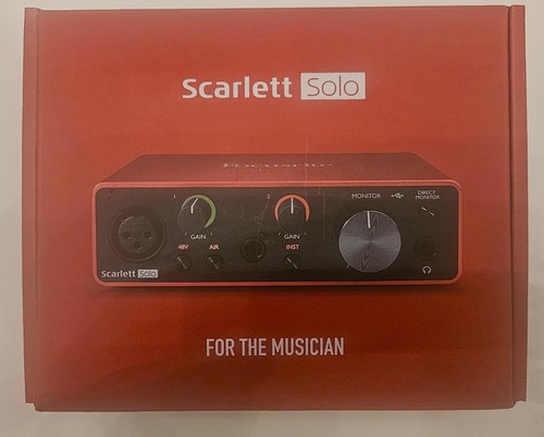 Focusrite scarlett solo 3rd - focusrite,