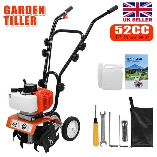 Petrol garden tiller rotovator - petrol,
