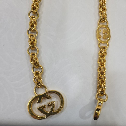 Gucci belt chain auth - auth, logo