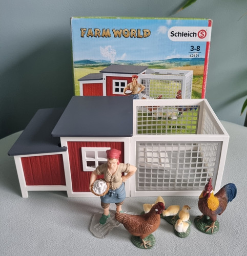 Schleich 42191 chicken - chicken, coop