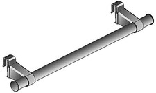 ekecel towel rail flat panel