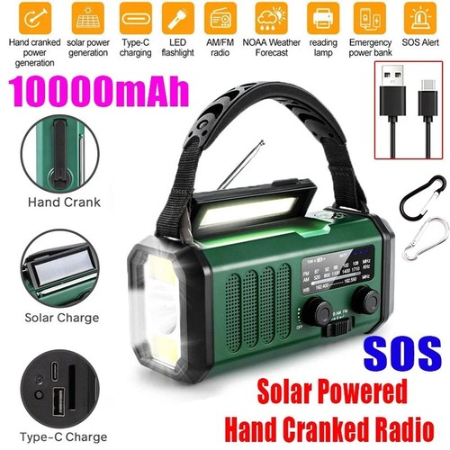 10000mah hand crank dynamo - hand,