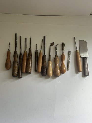 Vintage tools leather - tools,