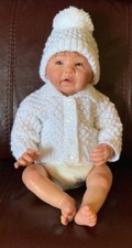 DK Baby Cardigan, Hat and Shoes Pattern. VR82