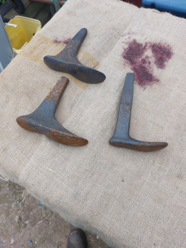 Three antique single cobblers - antique,