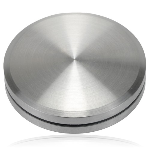 Silver point twist knob - &,