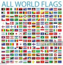 WORLD COUNTRIES FLAG FRIDGE MAGNETS YOU PICK FROM LIST 3" x 2"