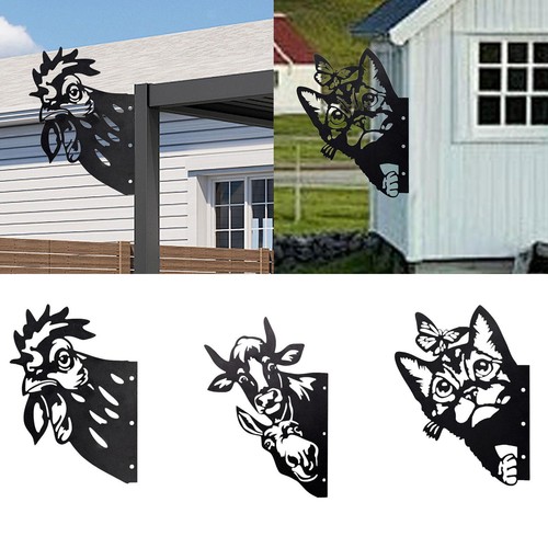 Peeping metal art - 2d,