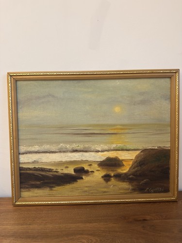 Griffin signed vintage oil - r.griffin,